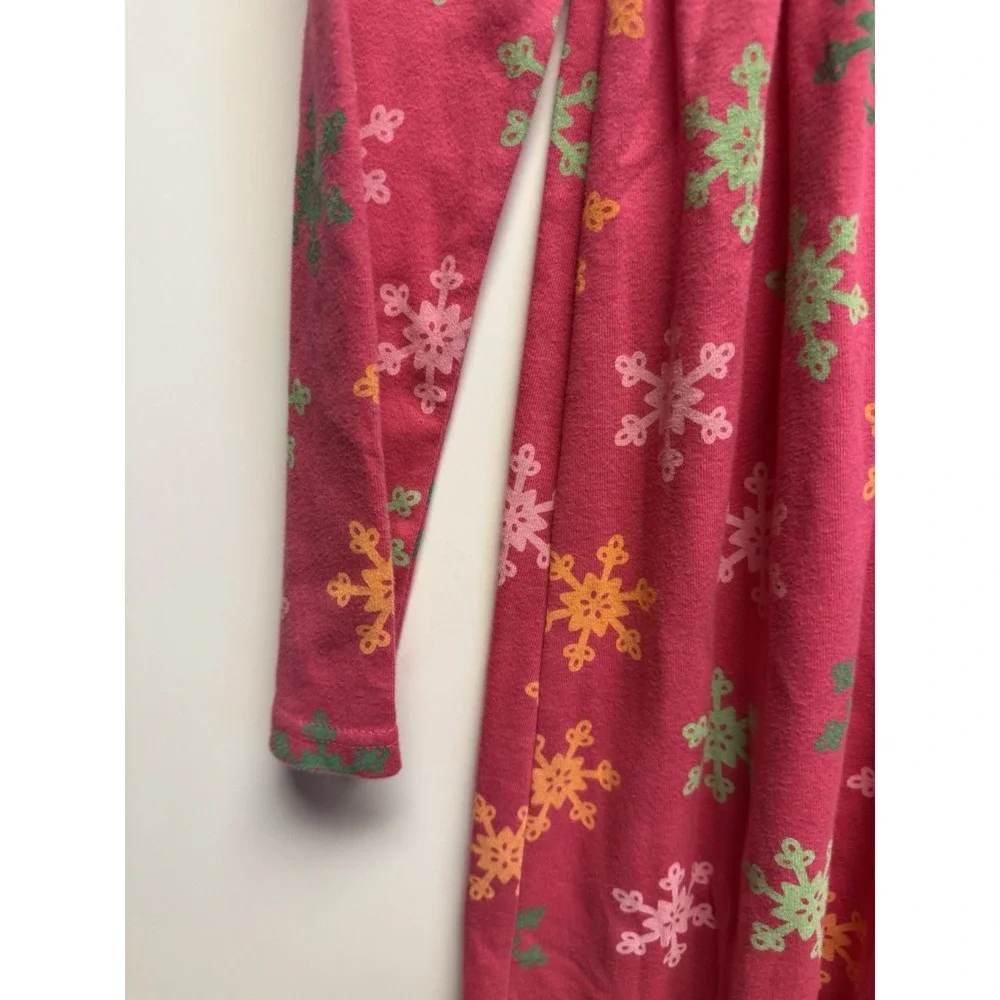 Gymboree Girls Size 12 Pink And Colored Snowflake‎ Turtleneck Dress